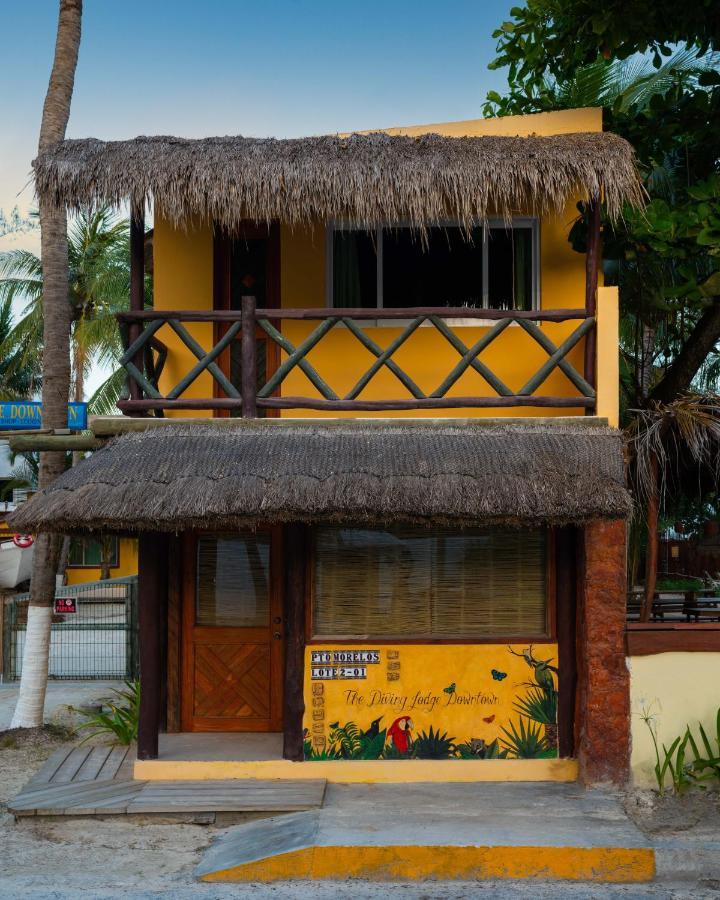 The Diving Lodge Downtown Puerto Morelos Esterno foto